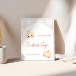 Geburtstagssigne, Dim Sum Birthday Sockelschild