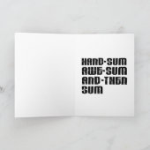 Geburtstagssohn Dankeskarte (Innenseite)