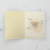 Geburtstagssonne mit Raindropcard Karte (Innenseite)