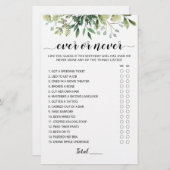 Geburtstagsspiel oder Niemals Geburtstagsparty (Vorne/Hinten)