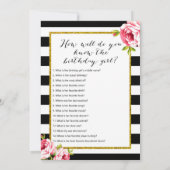 Geburtstagsspiele x2 - Wie alt | die Einladung (Rückseite)