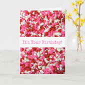 Geburtstagssprinklen Karte (Gelbe Blume)