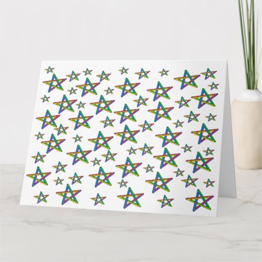 Geburtstagsstars Karte (Vorderseite)