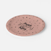 Geburtstagsstars Pappteller (Schrägansicht)