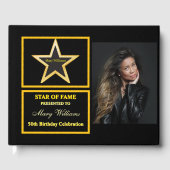 Geburtstagsstern der Familie Gästebuch (Vorderseite)