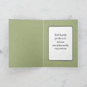 Geburtstagsstrasse im Grünen Karte (Innenseite)