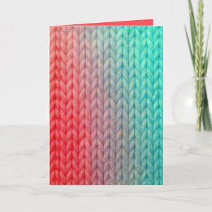 Geburtstagsstrickstiche Karte