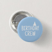 Geburtstagsteam Button (Vorne & Hinten)
