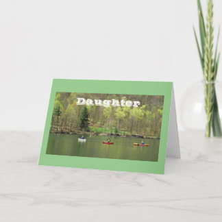 GEBURTSTAGSTEST - FÜR SIE **DAUGHTER** KARTE