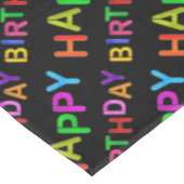 Geburtstagstext Tischdecke (Schrägansicht)