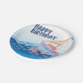 Geburtstagsthema Pappteller (Schrägansicht)