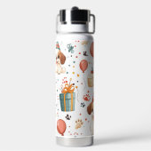 Geburtstagsthermos Hütte - Gemütliche Feierlichkei Trinkflasche (Hinten)