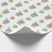 Geburtstagstiersonne Niedliche Kindersonne Geburts Geschenkpapier (Ecke)