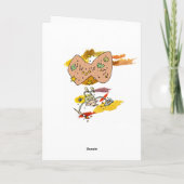 Geburtstagstoast Karte (Rückseite)