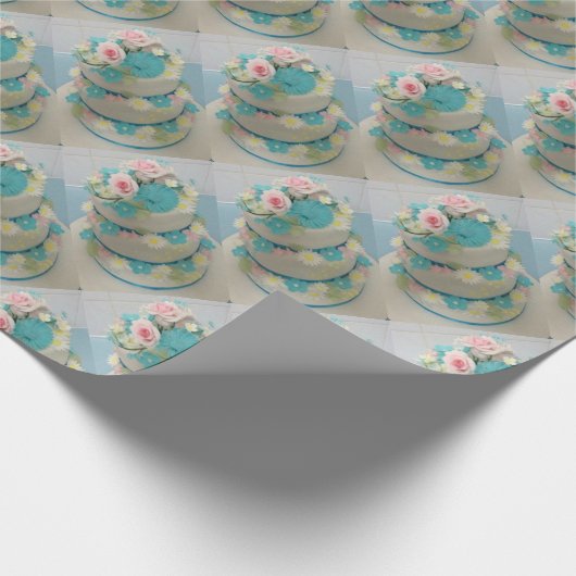 Geburtstagstorte 1 geschenkpapier (Ecke)