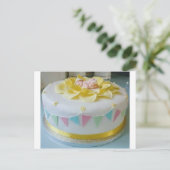 _Geburtstagstorte 2 Postkarte (Stehend Vorderseite)