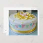 _Geburtstagstorte 2 Postkarte (Vorne/Hinten)