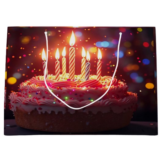 GEBURTSTAGSTORTE GROßE GESCHENKTÜTE (Vorderseite)