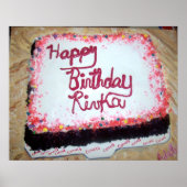 "Geburtstagstorte" Poster (Vorne)