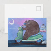 Geburtstagstorten-Geschichte Postkarte (Vorne/Hinten)