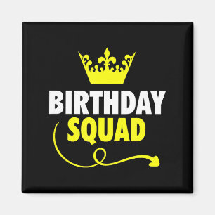 Geburtstagstrupp Ideen Königskrone Partygeschenk Magnet