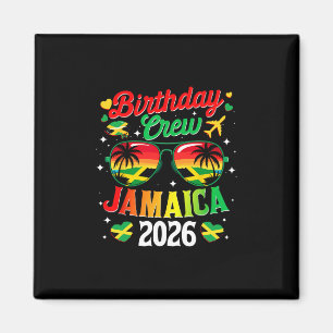 Geburtstagstruppe Jamaika 2026 Geburtstagsfamilien Magnet