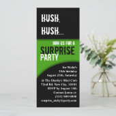 Geburtstagsüberraschung Einladung (Stehend Vorderseite)