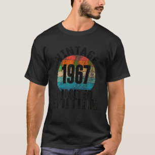 Geburtstagsvintage 1967 T-Shirt in limitierter Auf