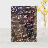 Geburtstagswahrheit Karte (Gelbe Blume)