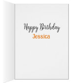 Geburtstagswände & Pumpkin Speckkisses Card (Innen (Rechts))