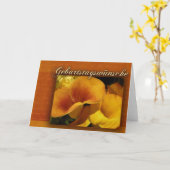 geburtstagswnsche - German Happy Birthday Karte (Gelbe Blume)