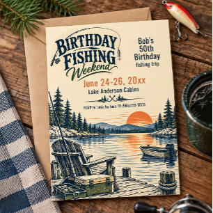 Geburtstagswochenende für Vintage-Angler Einladung