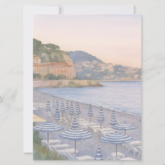 Geburtstagswochenende | Südfrankreich Einladung (Rückseite)