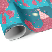 Geburtstagswrapping Paper Geschenkpapier (Rolleneckpunkt)