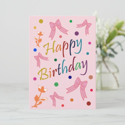 Geburtstagswünsche (Stehend Vorderseite)