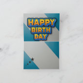 "Geburtstagswünsche" Dankeskarte (Innenseite)