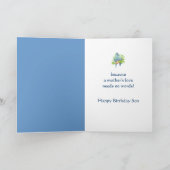 Geburtstagswünsche für Sohn von Parrot Bird Karte (Innenseite)