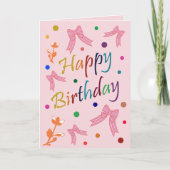 Geburtstagswünsche Karte (Vorderseite)