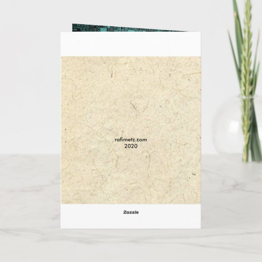 Geburtstagswünsche Karte (Rückseite)