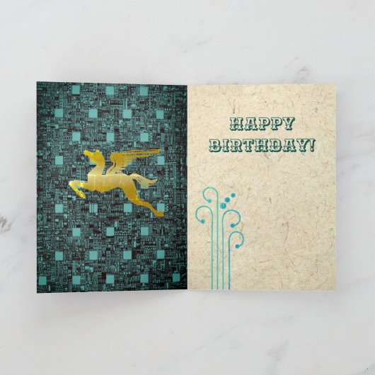 Geburtstagswünsche Karte (Innenseite)