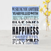 Geburtstagswünsche Karte (Gelbe Blume)