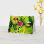 Geburtstagswünsche Karte (Gelbe Blume)