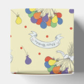 Geburtstagswünsche - Pastellgelb Geschenkschachtel (Oben)