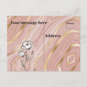 Geburtstagswünsche Postkarte (Rückseite)
