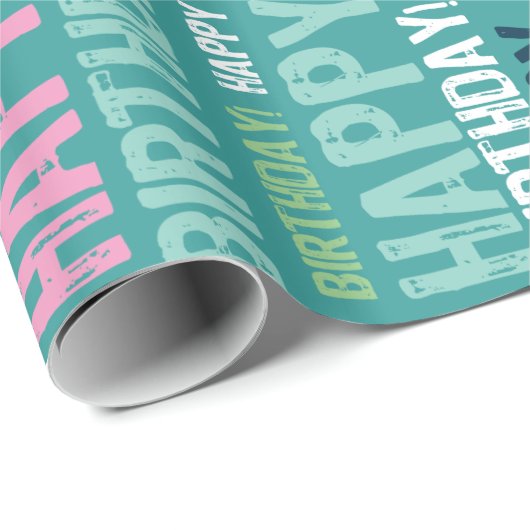 Geburtstagszeitung Geschenkpapier (Rolleneckpunkt)