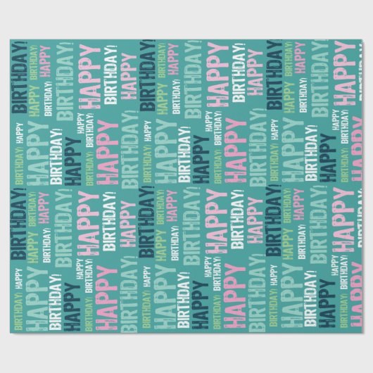 Geburtstagszeitung Geschenkpapier (Flach)