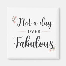 Geburtstagsziffer: Kein Tag über ein tolles Gesche Magnet