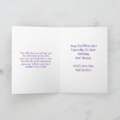 Geburtstagtochter - Blume-Karte Karte (Innenseite)