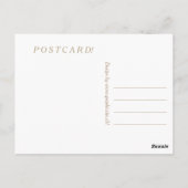 GeburtstagVintageTypografie - Postkarte (Rückseite)