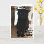 Geburtstagwünsche für ältere Menschen Karte (Gelbe Blume)